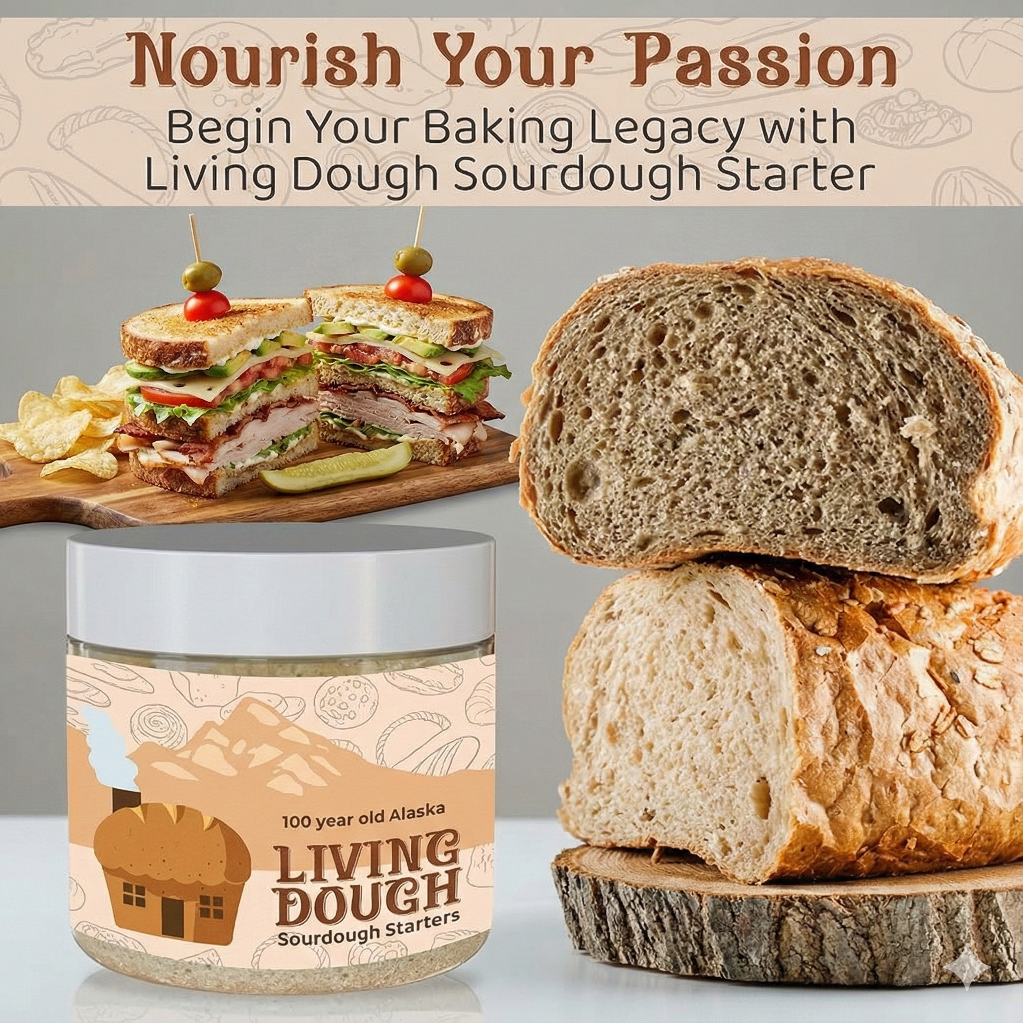Big Sourdough Bread